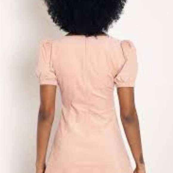 Blackmilk Light Baby Pink Corduroy Dress LIMITED - Picture 2 of 4